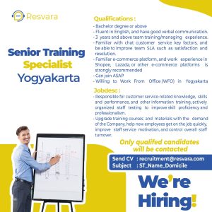 Senior Training Manager